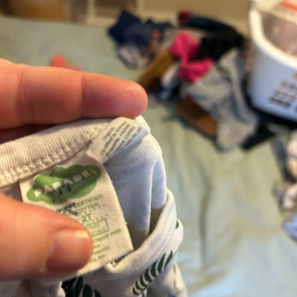 🌿 Parade Organics Short Sleeve Onesie 2-Way Zipper – Size 2T 🌿 - Picture 3 of 3